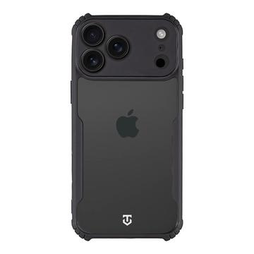 Capa com cantos reforçados Tactical Quantum Stealth para iPhone 17 Pro Max - Transparente / Preto