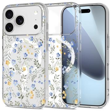 Capa de TPU Tech-Protect FlexAir MagSafe para iPhone 17 Pro Max - Flores da primavera