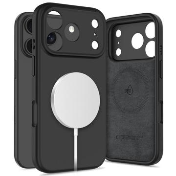 Capa de silicone líquida iPhone 17 Pro Max Tech-Protect - Compatível com MagSafe - Preto