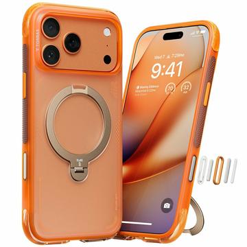 Capa MagSafe para iPhone 17 Pro Max Torras Ostand Q3 Air - Laranja