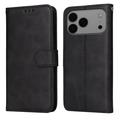 iPhone 17 Pro Max Capa para carteira com suporte - Preto