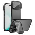 Capa Híbrida Nillkin CamShield Prop para iPhone 17 Pro - Preto translúcido