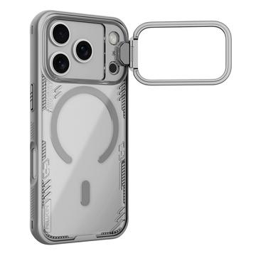 Capa magnética Nillkin IceBlade Prop para iPhone 17 Pro - Compatível com MagSafe, tampa com lente deslizante - Cinzento