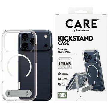 Capa Kickstand PanzerGlass Care para iPhone 17 Pro - Compatível com MagSafe - Transparente