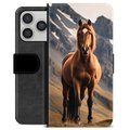 Bolsa tipo Carteira - iPhone 17 Pro - Cavalo