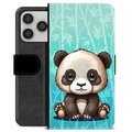 Bolsa tipo Carteira - iPhone 17 Pro - Panda