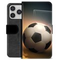 Bolsa tipo Carteira - iPhone 17 Pro - Futebol