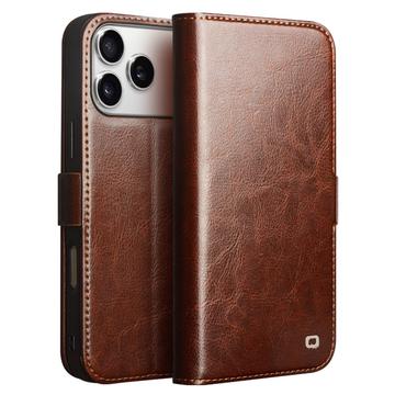 Capa de Pele Tipo Carteira Qialino Classic para iPhone 17 Pro
