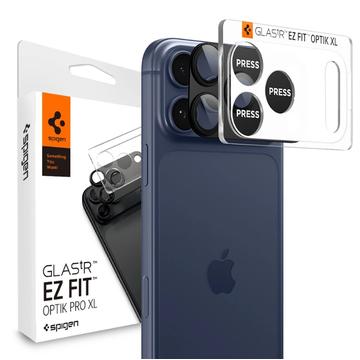 Protetor de lente de câmara para iPhone 17 Pro Spigen Glas.tR Ez Fit Optik Pro XL