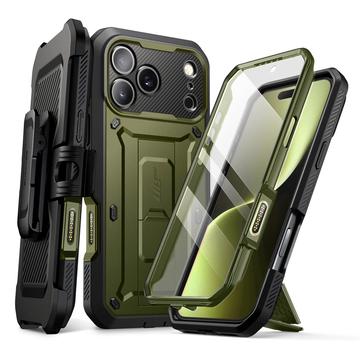 Capa Híbrida Supcase Unicorn Beetle Pro para iPhone 17 Pro - Verde