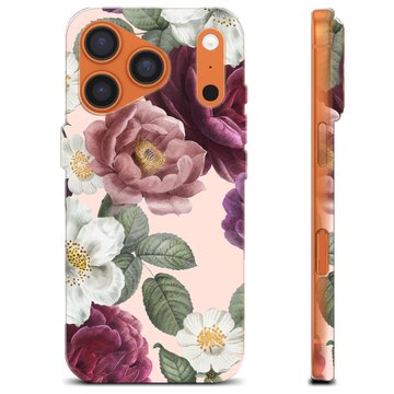 Capa de TPU - iPhone 17 Pro - Flores Românticas