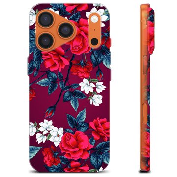Capa de TPU - iPhone 17 Pro - Flores Vintage