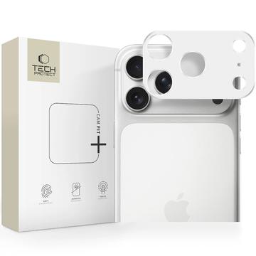 Protetor de câmara em alumínio para iPhone 17 Pro Tech-Protect Camalloy Fit+ - Prateado