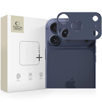 Protetor de câmara em alumínio para iPhone 17 Pro Tech-Protect Camalloy Fit+ - Azul profundo