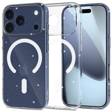 Capa TPU iPhone 17 Pro Tech-Protect FlexAir Glitter MagSafe - Transparente