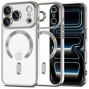 Capa MagFlex Tech-Protect para iPhone 17 Pro - Compatível com MagSafe - Transparente / Prateado