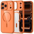 Capa Magmat Tech-Protect para iPhone 17 Pro - Compatível com MagSafe - Cor-de-Laranja / Transparente