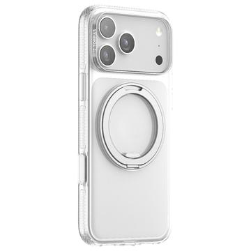 Capa Torras O Fitness para iPhone 17 Pro com suporte para 360 - Compatível com MagSafe - Transparente