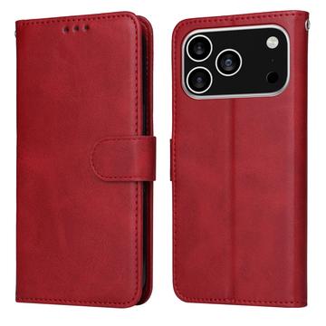 iPhone 17 Pro Capa para carteira com suporte - Vermelho
