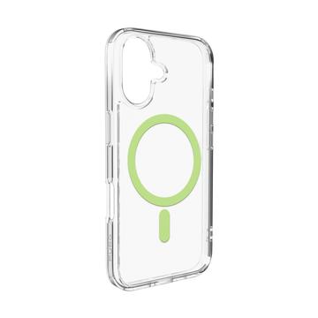 Capa híbrida para iPhone 17 Puro Lite Mag - Verde / Transparente