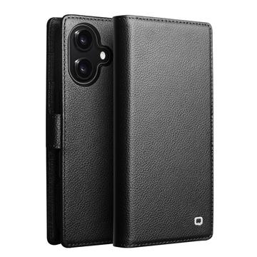 Capa de couro para carteira amovível 2 em 1 para iPhone 17 Qialino - Compatível com MagSafe