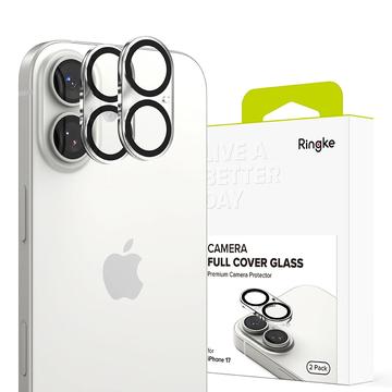 Protetor de lente de câmara de cobertura total para iPhone 17 Ringke - 2 peças. - Preto / Transparente