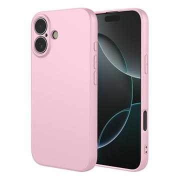 Capa de silicone à prova de choque para iPhone 17 - Cor-de-Rosa