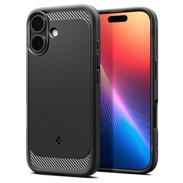 Capa de TPU Spigen Rugged Armor Mag para iPhone 17 - Preto