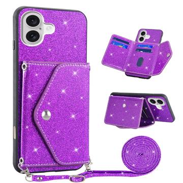 Capa com Porta-Cartão Stardust para iPhone 17 - Púrpura