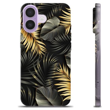 Capa de TPU - iPhone 17 - Folhas Douradas
