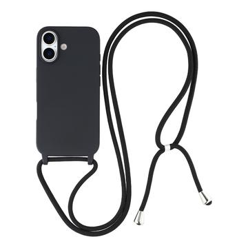 Capa de TPU com Alça para iPhone 17 - Preto