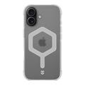 Capa Tactical MagForce Hexagon para iPhone 17 - Compatível com MagSafe - Branco / Transparente