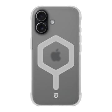 Capa Tactical MagForce Hexagon para iPhone 17 - Compatível com MagSafe - Branco / Transparente