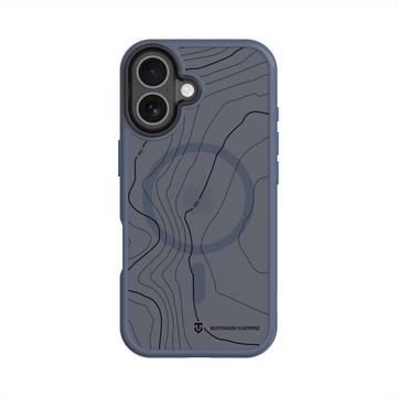 Capa híbrida para iPhone 17 Tactical MagForce Hyperstealth Sika - Compatível com MagSafe - Azul profundo