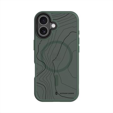 Capa híbrida para iPhone 17 Tactical MagForce Hyperstealth Sika - Compatível com MagSafe - Verde floresta