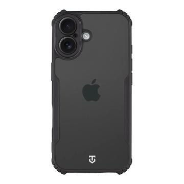 Capa com cantos reforçados Tactical Quantum Stealth para iPhone 17 - Transparente / Preto