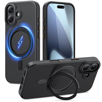 Capa MagSafe Tech-Protect MagRing para iPhone 17 - Preto mate