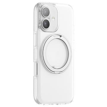 Capa Torras O Fitness para iPhone 17 com suporte para 360 - Compatível com MagSafe - Transparente