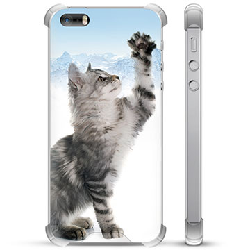 Capa Híbrida para iPhone 5/5S/SE  - Gato