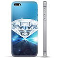 Capa de TPU para iPhone 5/5S/SE - Diamante