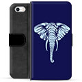 Bolsa tipo Carteira para iPhone 5/5S/SE - Elefante