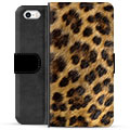 Bolsa tipo Carteira para iPhone 5/5S/SE - Leopardo