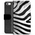 Bolsa tipo Carteira para iPhone 5/5S/SE  - Zebra
