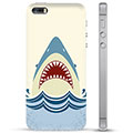 Capa de TPU - iPhone 5/5S/SE - Mandíbulas de Tubarão