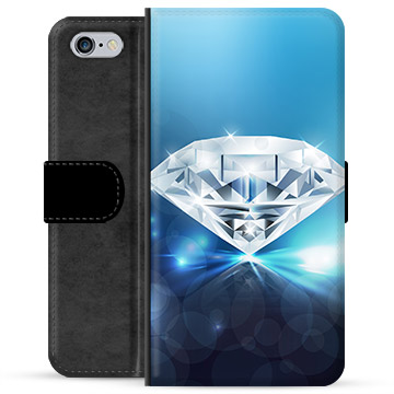 Bolsa tipo Carteira para iPhone 6 / 6S - Diamante