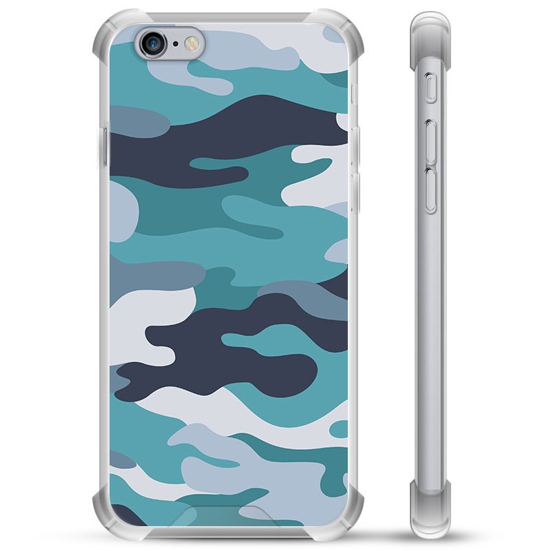 Capa Híbrida para iPhone 6 Plus / 6S Plus - Camuflagem