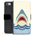 Bolsa tipo Carteira - iPhone 6 / 6S - Mandíbulas de Tubarão