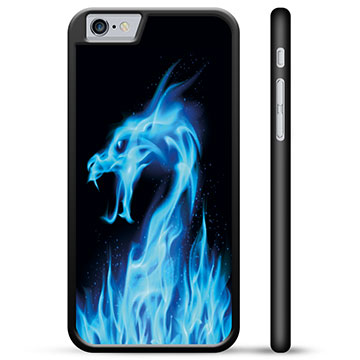 Capa Protectora - iPhone 6 / 6S - Dragão de Fogo Azul