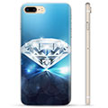 Capa de TPU para iPhone 7 Plus / iPhone 8 Plus - Diamante