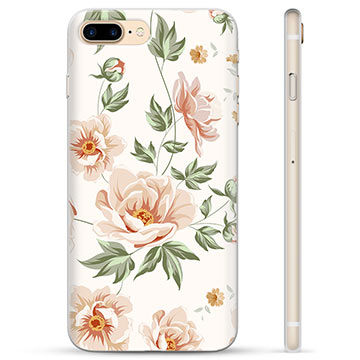 Capa de TPU para iPhone 7 Plus / iPhone 8 Plus - Floral